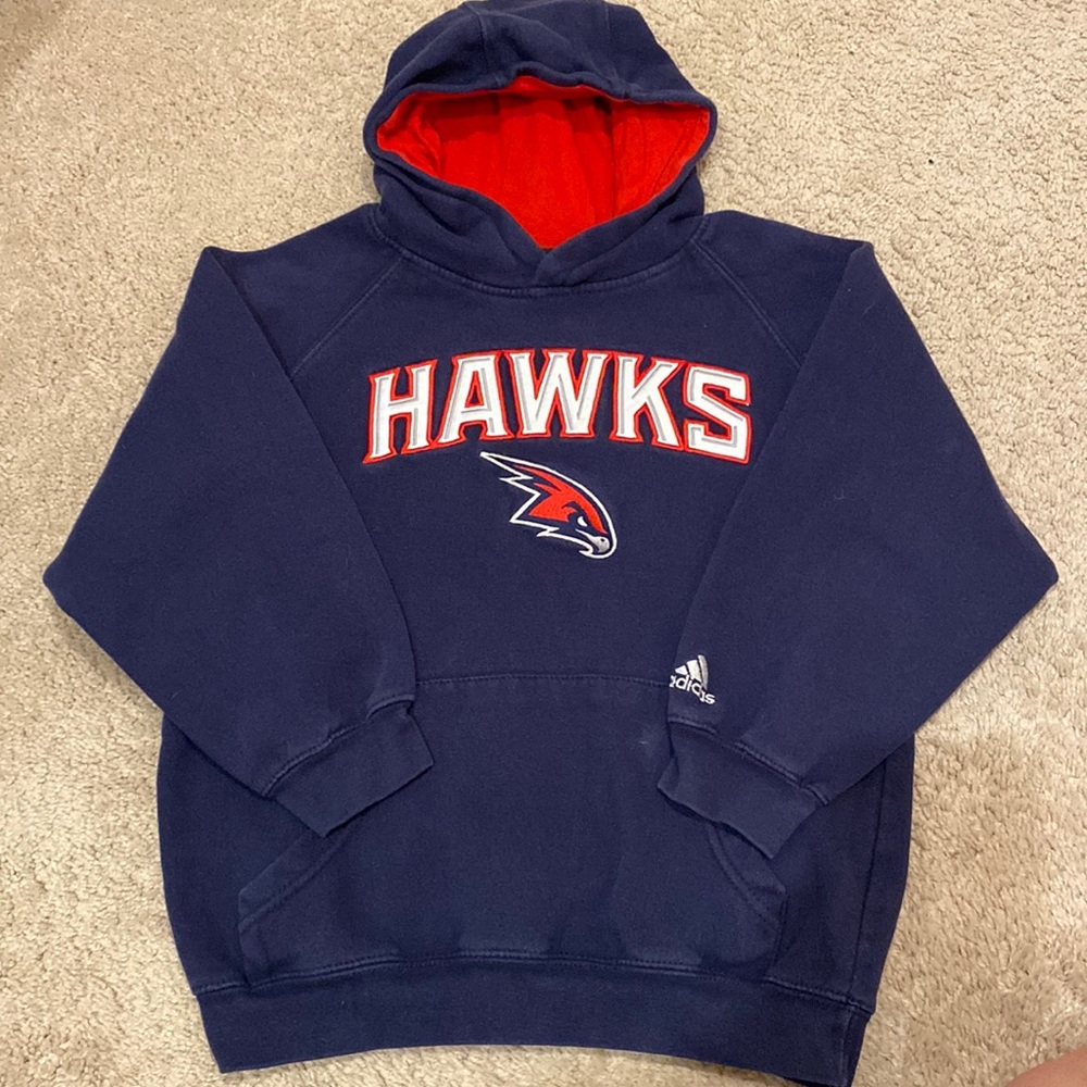 Size Medium 10/12 Boys HAWKS Hoodie